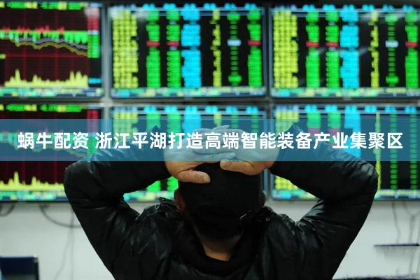 蜗牛配资 浙江平湖打造高端智能装备产业集聚区