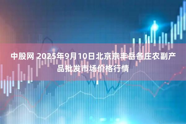 中股网 2025年9月10日北京京丰岳各庄农副产品批发市场价格行情